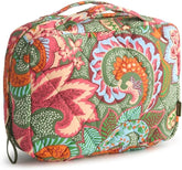Vera Bradley Women's Featherweight Hanging Travel Organizer, Leaf Me Not Paisley0