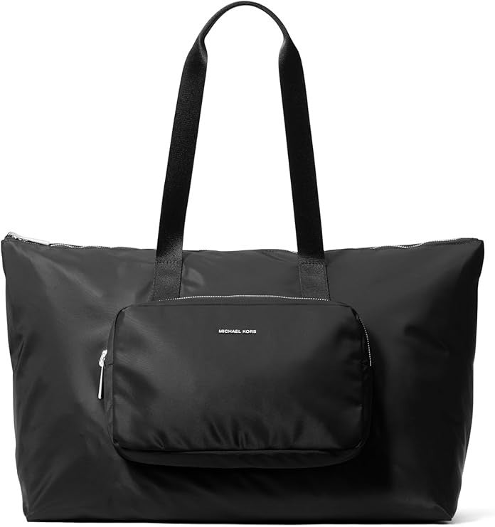 Michael Kors Women's Tanner Large Reversible Packble Tote Nylon/Black0