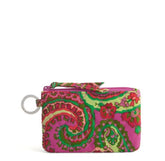 Vera Bradley Women's Outlet Cotton Zip ID Case Capri Pink0