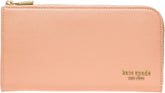 kate spade new york Devin Saffiano Leather Zip Around Continental Wallet 0