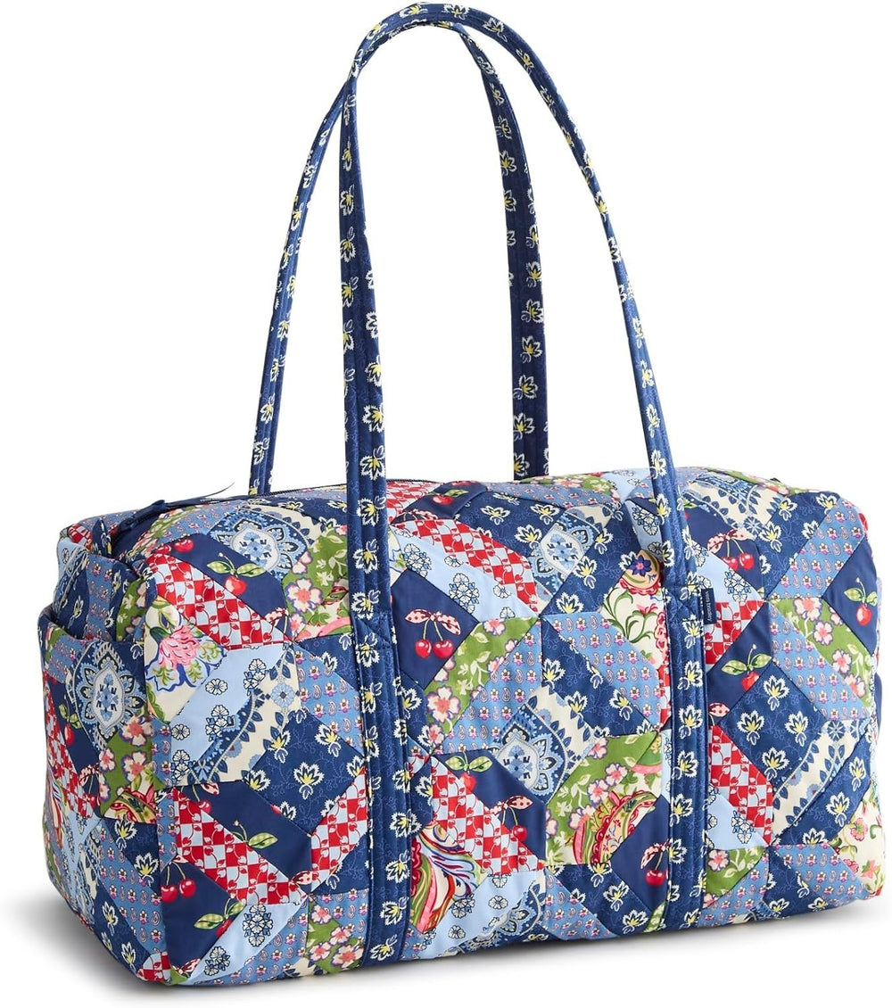 Vera Bradley Women's Large Original Duffel Bag – Trellis Patchwork, 58L0