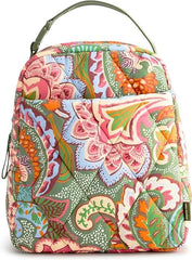 Vera Bradley Featherweight Large Lunch Bag, Leaf Me Not Paisley, One Size3