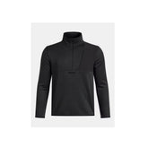 Under Armour Kids Drive Hybrid Storm Sweater Fleece Half Zip Top Black Y/S0