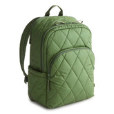 Vera Bradley Essential Large Backpack Pearlized Cedar Green0
