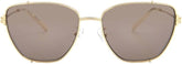 Tory Burch Sunglasses TY 6105 32787N Shiny Gold Light Purple Brown, 55/16/1400