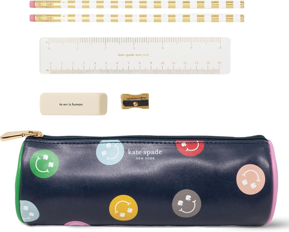 kate spade new york Pen and Pencil Case Zip Pouch Includes0