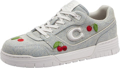 Coach Denim SoHo Sneaker with Cherries 8.5 B0