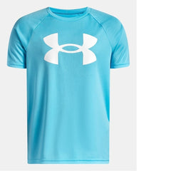Under Armour Tech Big Logo Shirts Fresco Blue YLG0