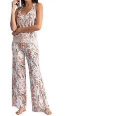 In Bloom by Jonquil Women's 2 Pieces Patchwork Pajama Set Peach Large0