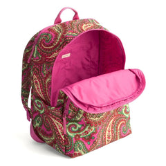 Vera Bradley Women's Cotton Lighten Up Essential Large Backpack Capri Pink 1