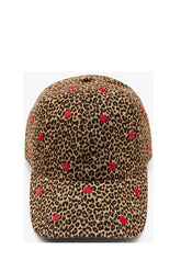 Zara Women's Animal Print Twill Cap O/S0