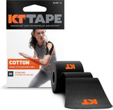 KT Tape, Original Cotton, Elastic Kinesiology Tape, For Pine Relief Black0