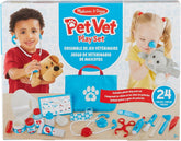 Melissa & Doug Examine & Treat Pet Vet Play Set, 24-Piece Animal Doctor Playset0