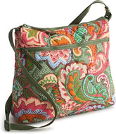 Vera Bradley Featherweight Zip Hipster Crossbody Bag, Leaf Me Not Paisley, O/S0