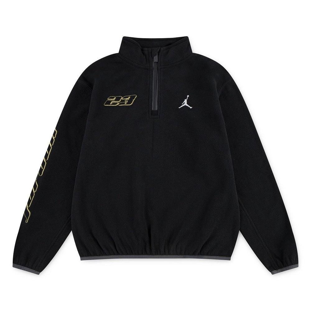 Jordan (Boys 8-20) Metallic 23 Logo Pullover Black Large0