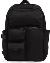 Vera Bradley Women's Cotton Utility Large Backpack, Black, One Size0