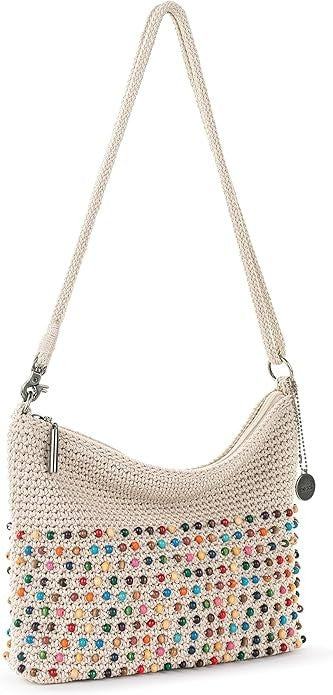 The Sak Women's Lumi Convertible Crossbody Ecru Multi Bead1