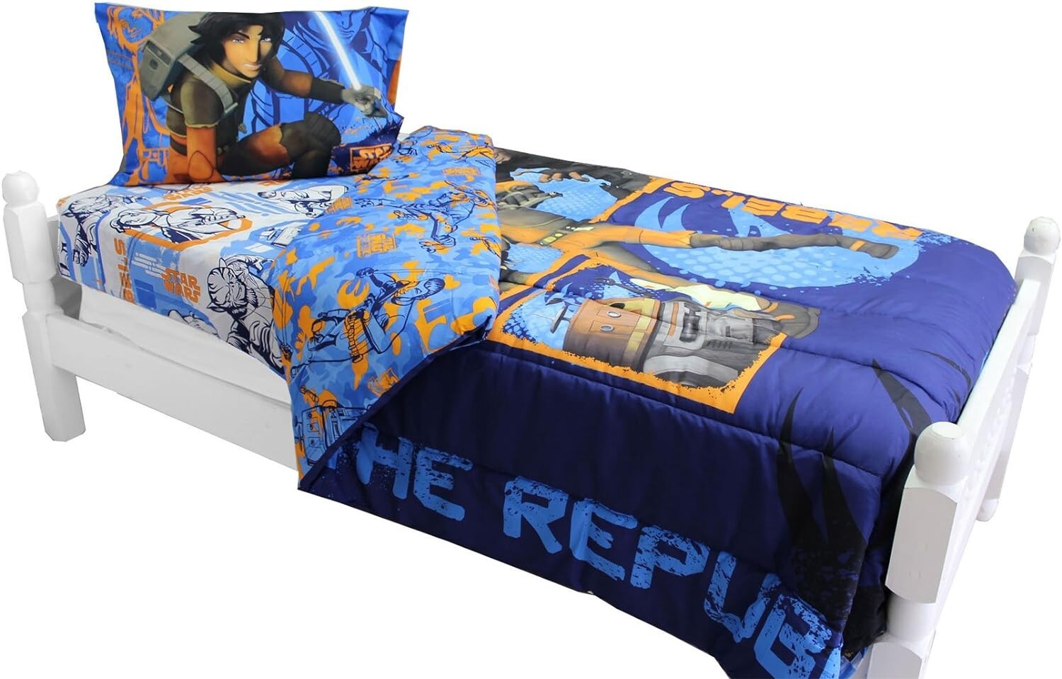 Star Wars Rebels Microfiber 4 Piece Twin/Full Comforter & Sheet Set ***1