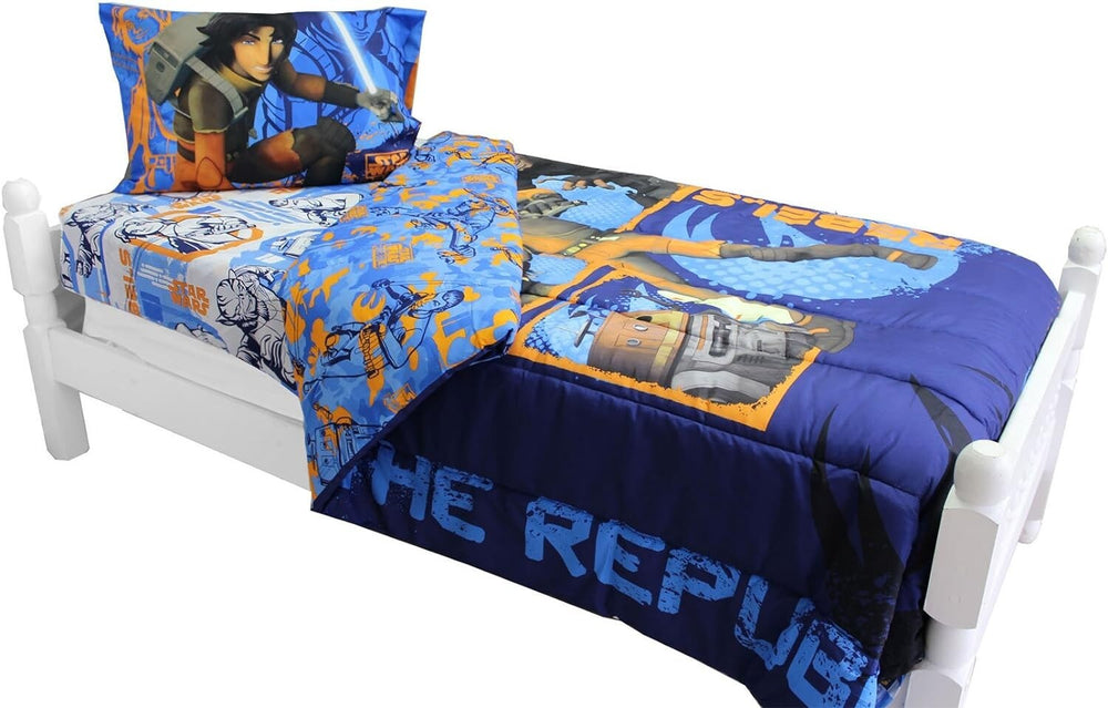 Star Wars Rebels Microfiber 4 Piece Twin/Full Comforter & Sheet Set ***1