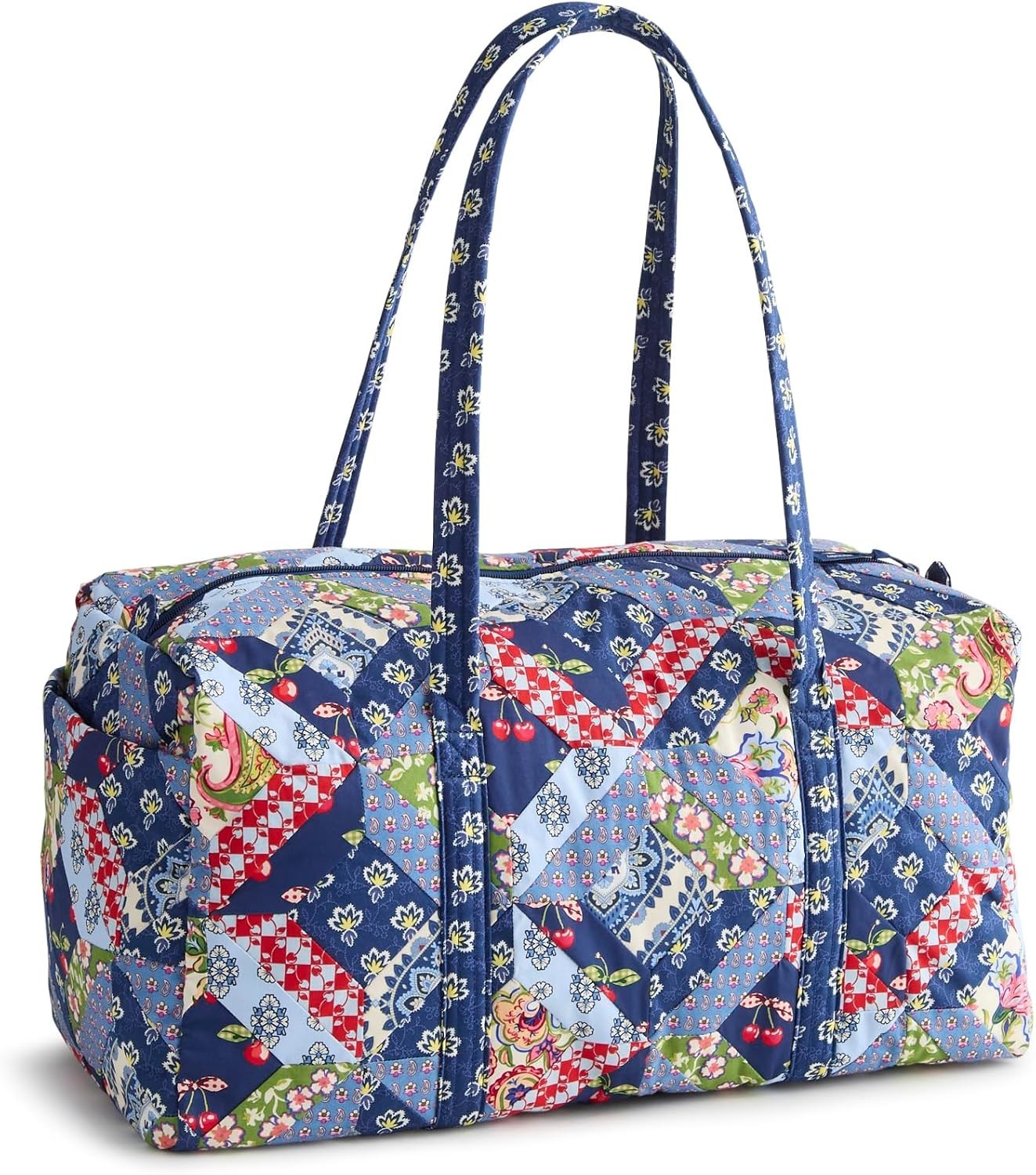 Vera Bradley Women's Large Original Duffel Bag – Trellis Patchwork, 58L1