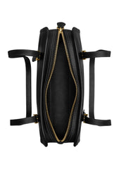 COACH Swing Zip 20 Buckle Handles Satchel Bag Black One Size2