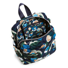 Vera Bradley Women's Convertible Small Backpack, Immersed Blooms, O/S2