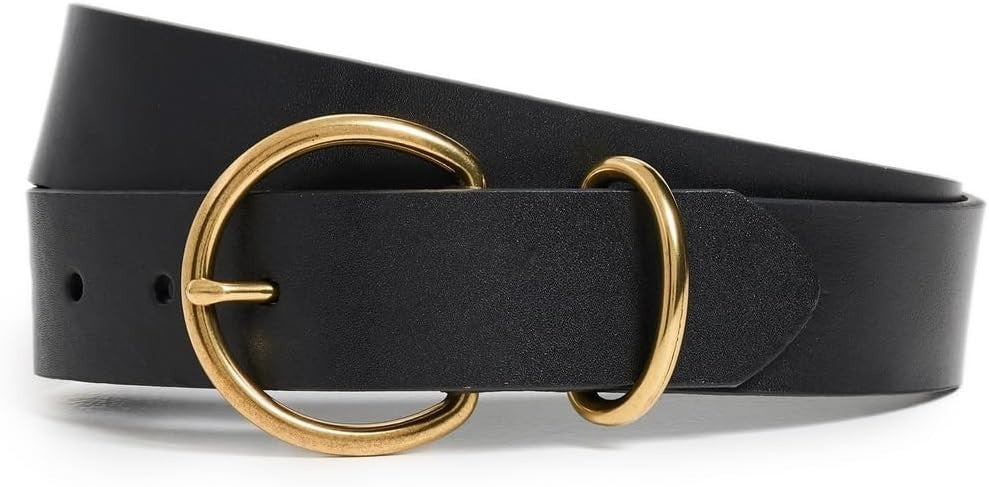 Madewell Women's Connected Keeper Belt, True Black, X-Large0