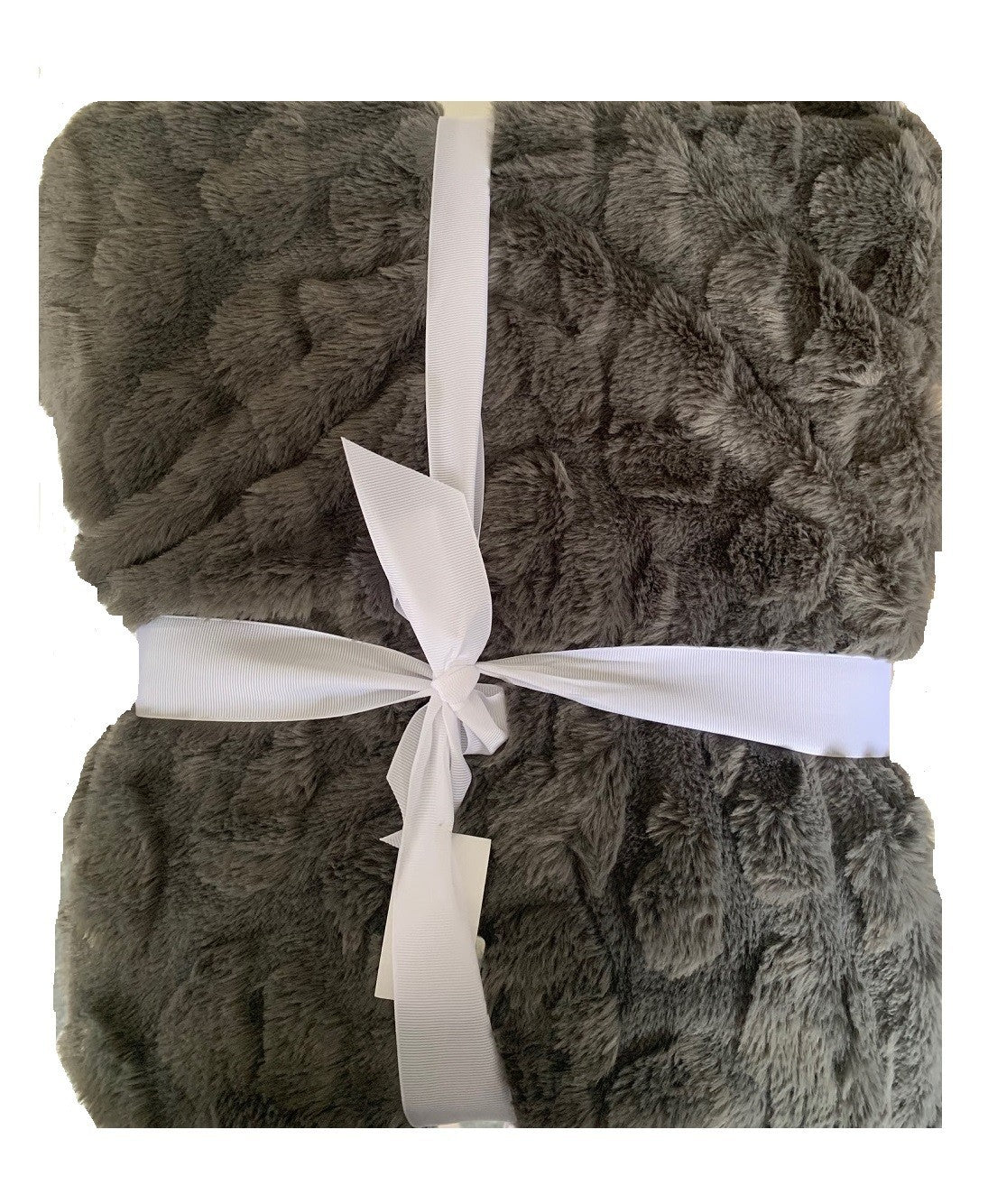 Noble Excellence Emma Reversible Plush Throw Blanket Smoked Pearl1