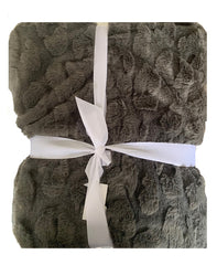 Noble Excellence Emma Reversible Plush Throw Blanket Smoked Pearl1