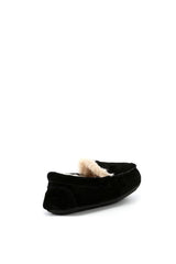 Cremieux Men's Genuine Suede Moccasin Slippers Black Large 11-121