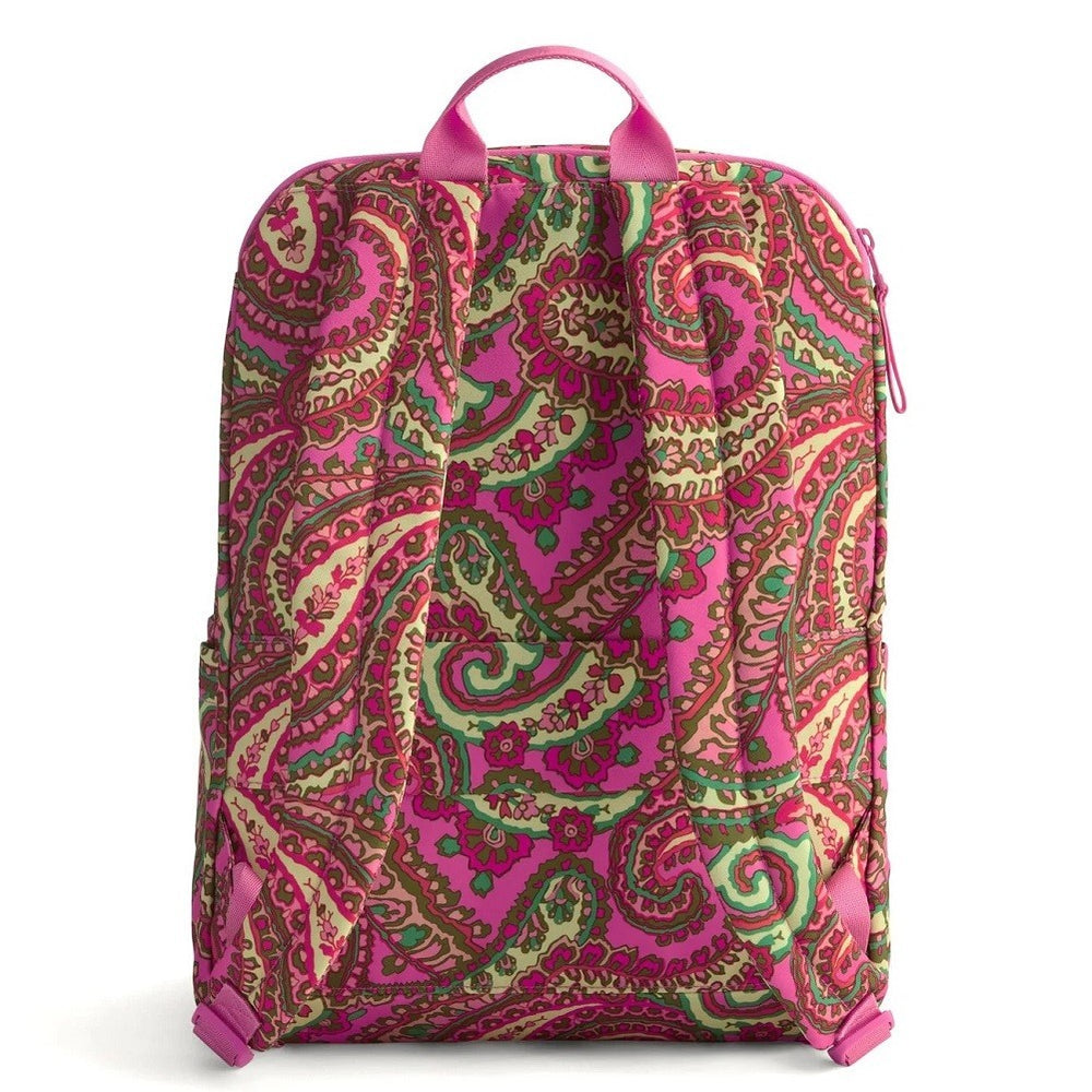 Vera Bradley Women's Cotton Lighten Up Essential Large Backpack Capri Pink 2
