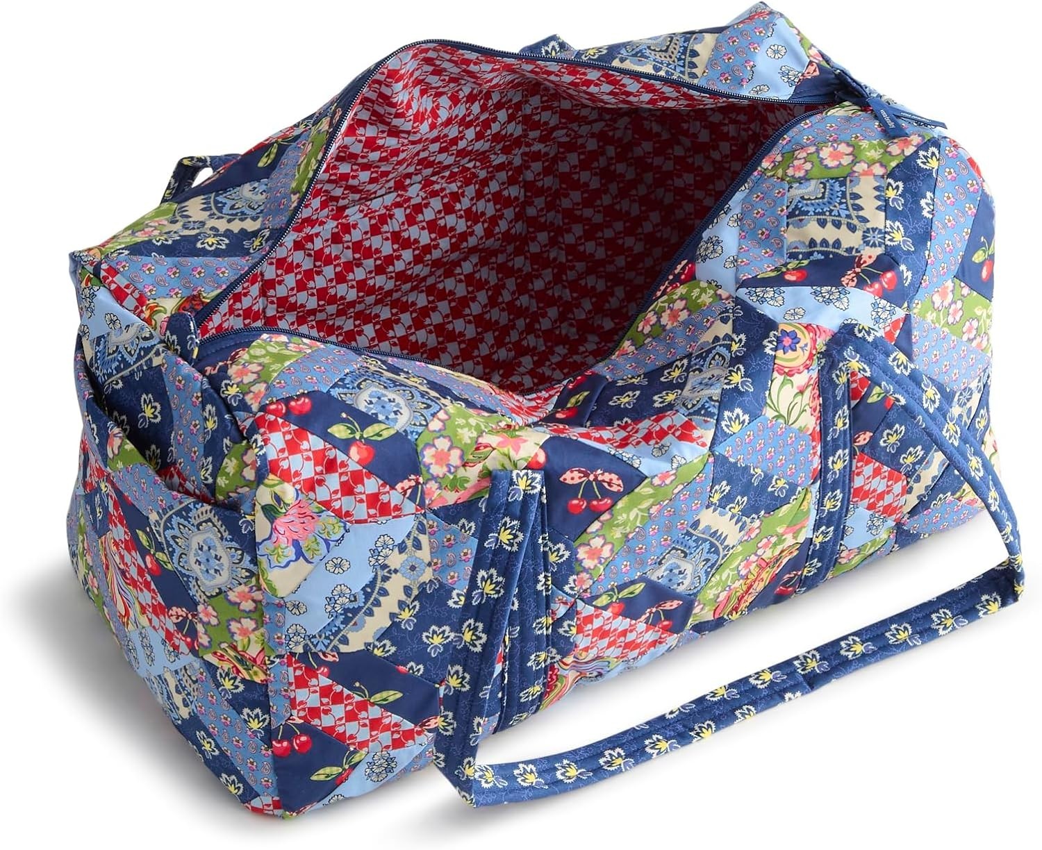 Vera Bradley Women's Large Original Duffel Bag – Trellis Patchwork, 58L2