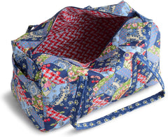 Vera Bradley Women's Large Original Duffel Bag – Trellis Patchwork, 58L2