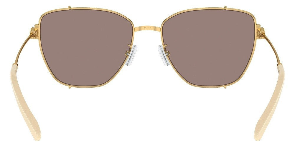 Tory Burch Sunglasses TY 6105 32787N Shiny Gold Light Purple Brown, 55/16/1403
