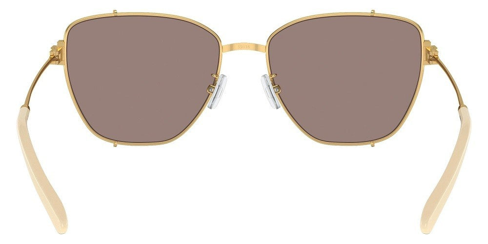Tory Burch Sunglasses TY 6105 32787N Shiny Gold Light Purple Brown, 55/16/1403