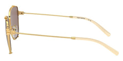Tory Burch Sunglasses TY 6105 32787N Shiny Gold Light Purple Brown, 55/16/1402