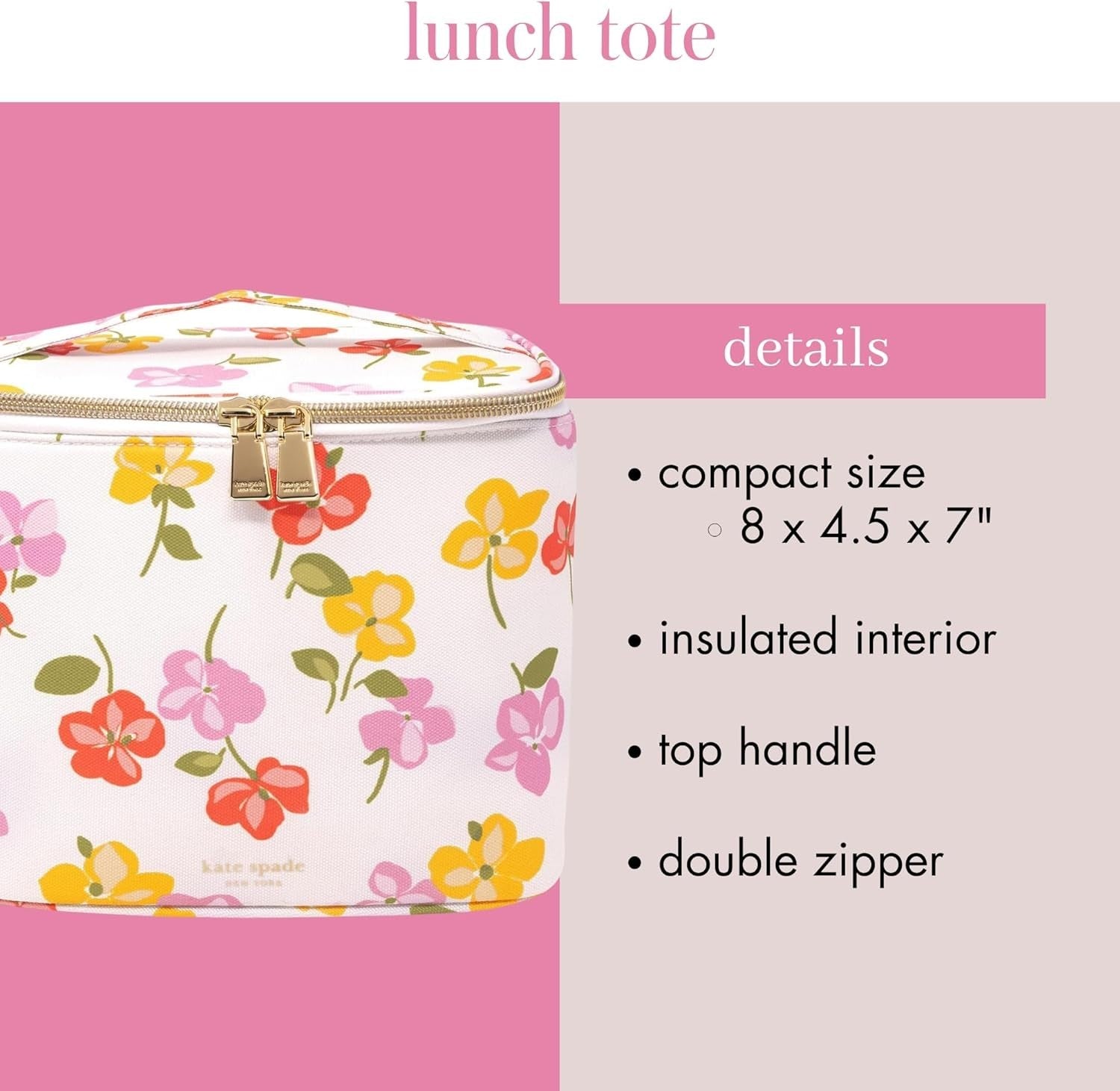kate spade new york, Insulated Lunch Tote, Small Lunch Cooler3