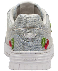 Coach Denim SoHo Sneaker with Cherries 8.5 B2