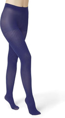 HUE Women's Opaque Tights with Control Top NavySheer Rib M/L0