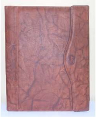 Buxton Heiress Envelope Writing Pad Folio Mahogany1