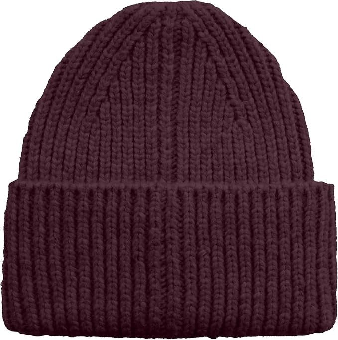 UGG Womens Chunky Rib Beanie with UGG Logo Wild Grape One Size2
