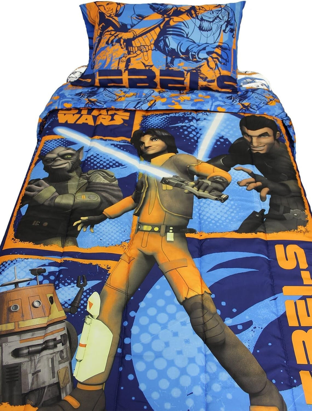 Star Wars Rebels Microfiber 4 Piece Twin/Full Comforter & Sheet Set ***0