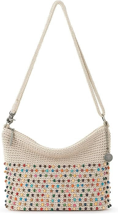 The Sak Women's Lumi Convertible Crossbody Ecru Multi Bead2