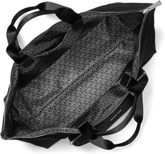 Michael Kors Women's Tanner Large Reversible Packble Tote Nylon/Black1