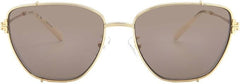 Tory Burch Sunglasses TY 6105 32787N Shiny Gold Light Purple Brown, 55/16/1400