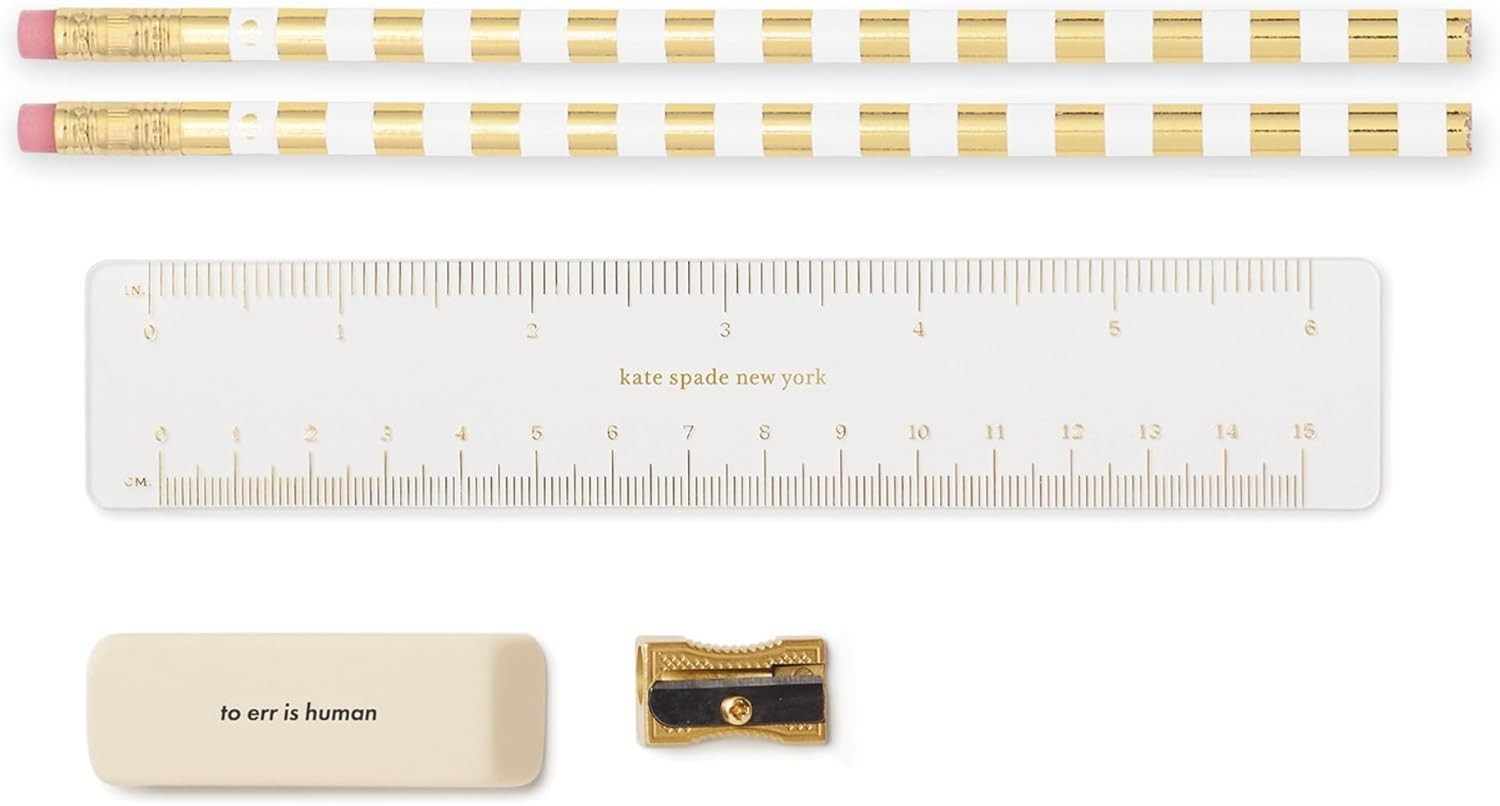 kate spade new york Pen and Pencil Case Zip Pouch Includes2