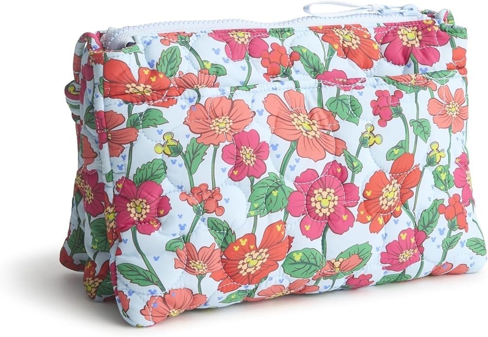 Vera Bradley Women's Disney Featherweight Foxbury Crossbody Bag, Mickey Meadow1