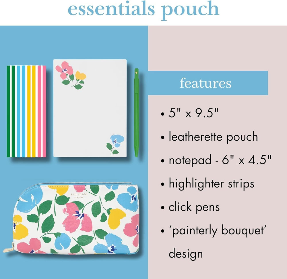 kate spade new york Desk Essentials Vegan Leather Pouch Set3