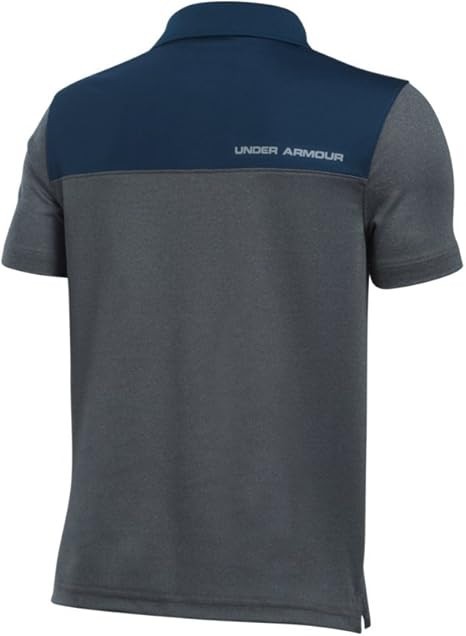 Under Armour Boy's UA Performance Blocked YSM Carbon Heather1