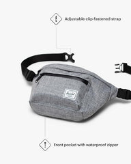 Herschel Supply Co. Unisex Pop Quiz Hip Pack Bitter Raven Crosshatch2